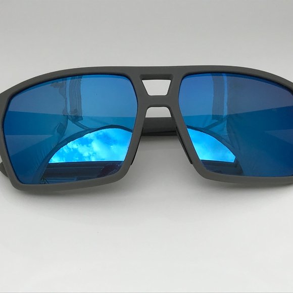 Scott Tune Men Sunglasses Blue Mirror Lenses Gray - Picture 13 of 16
